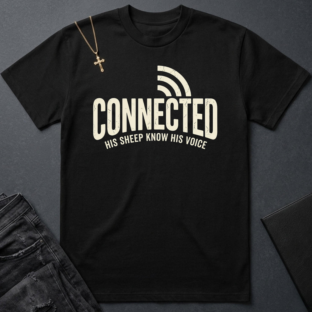Connected - Sheep Know His Voice BoxTee