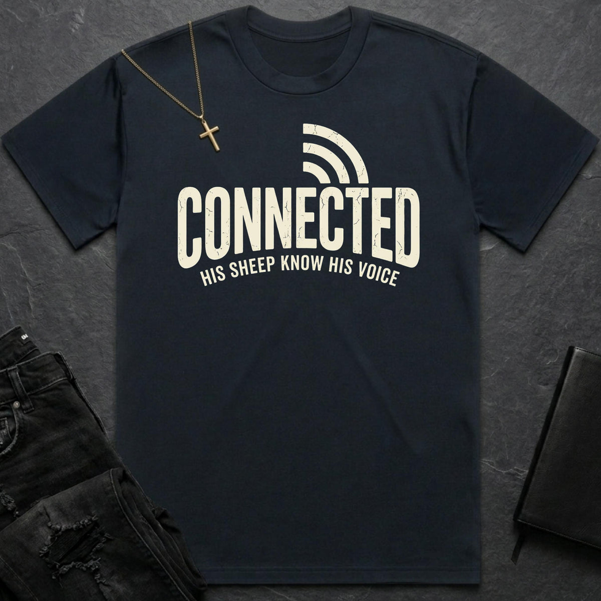 Connected - Sheep Know His Voice BoxTee