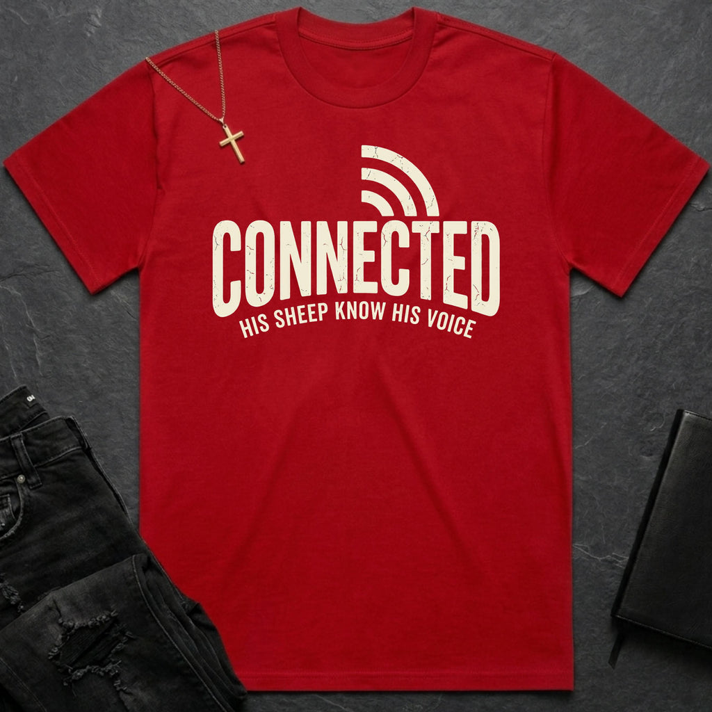 Connected - Sheep Know His Voice BoxTee