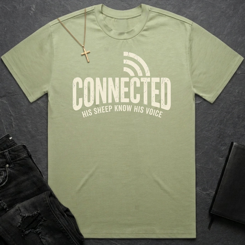 Connected - Sheep Know His Voice BoxTee