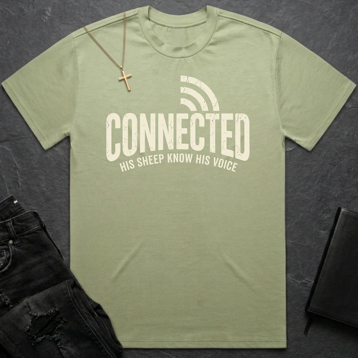 Connected - Sheep Know His Voice BoxTee