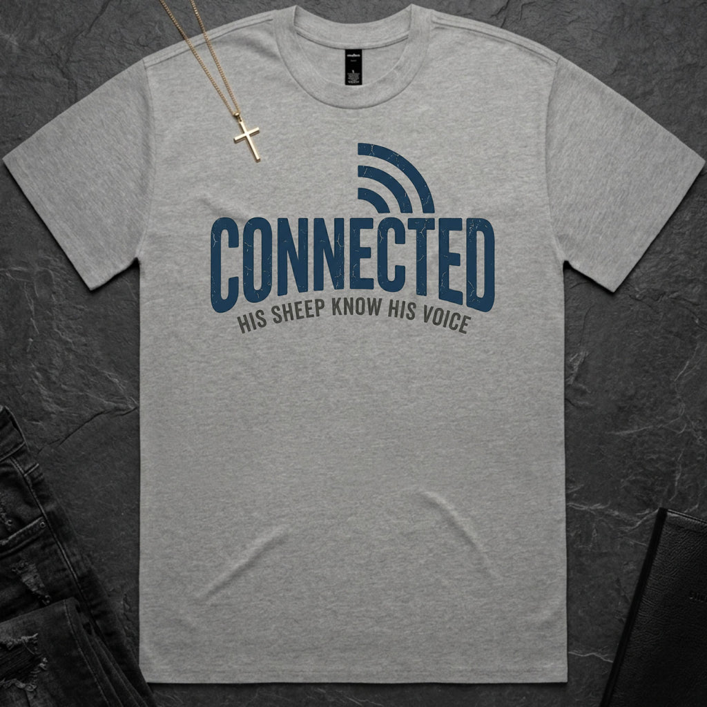 Connected - Sheep Know His Voice BoxTee