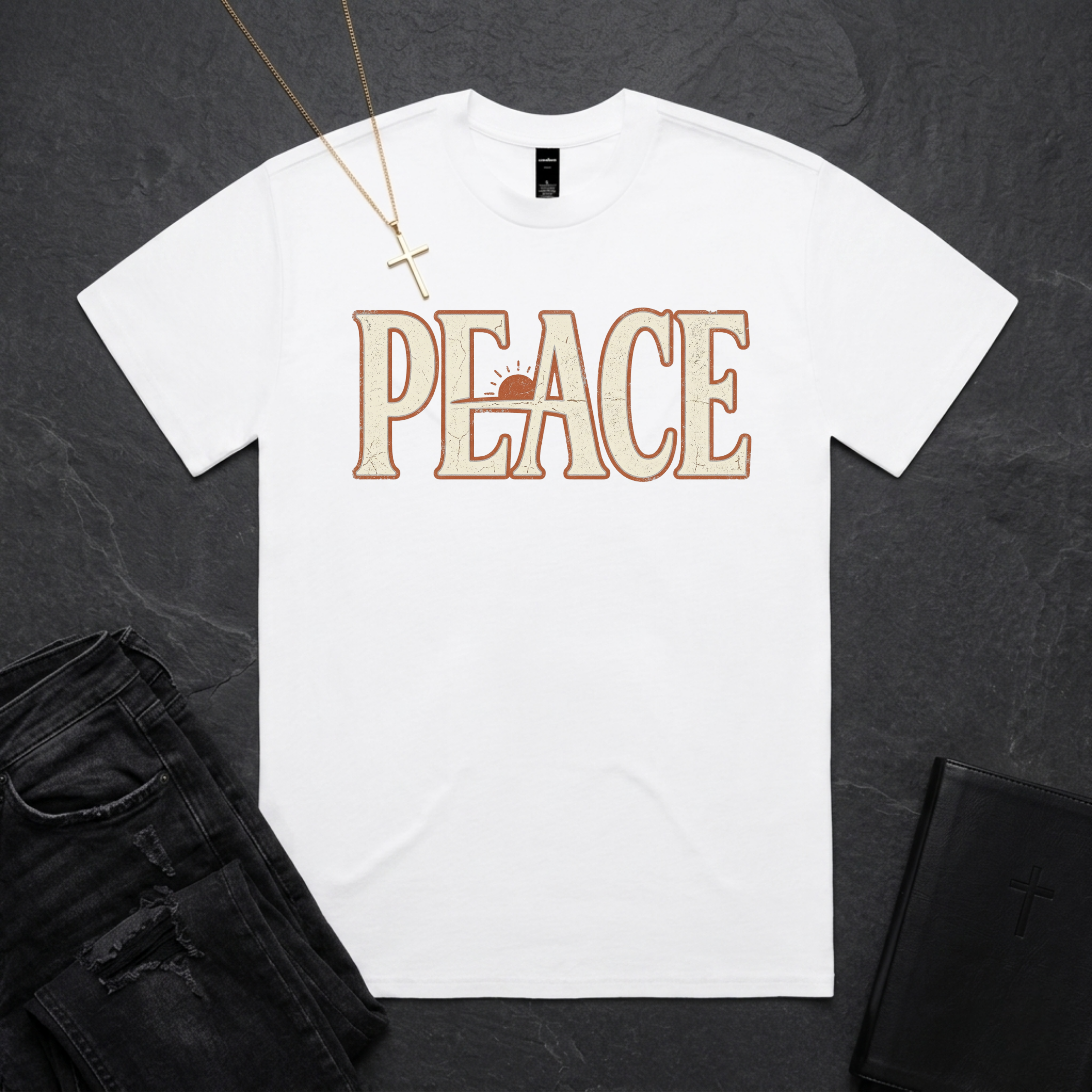 Peace, Be Still BoxTee