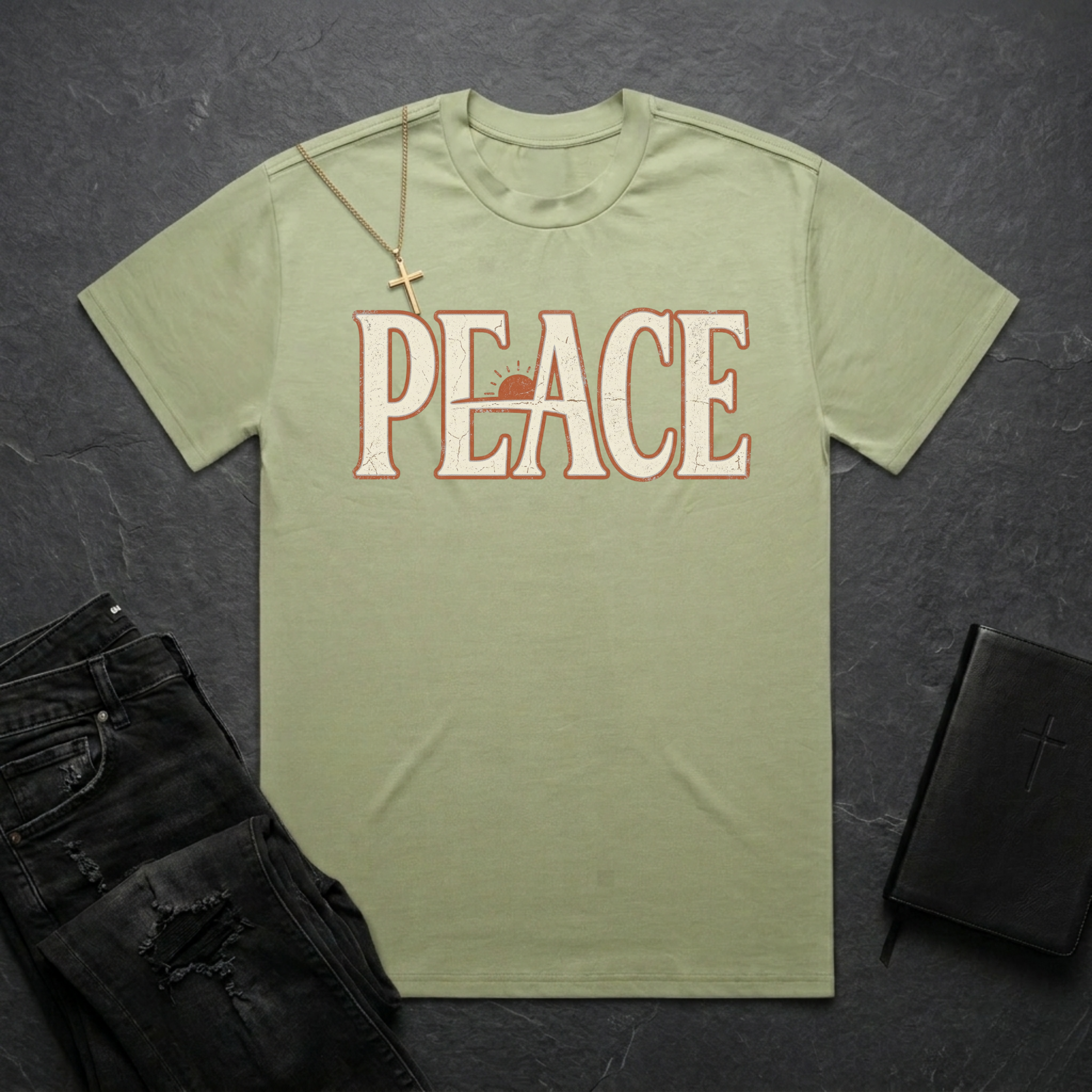 Peace, Be Still BoxTee