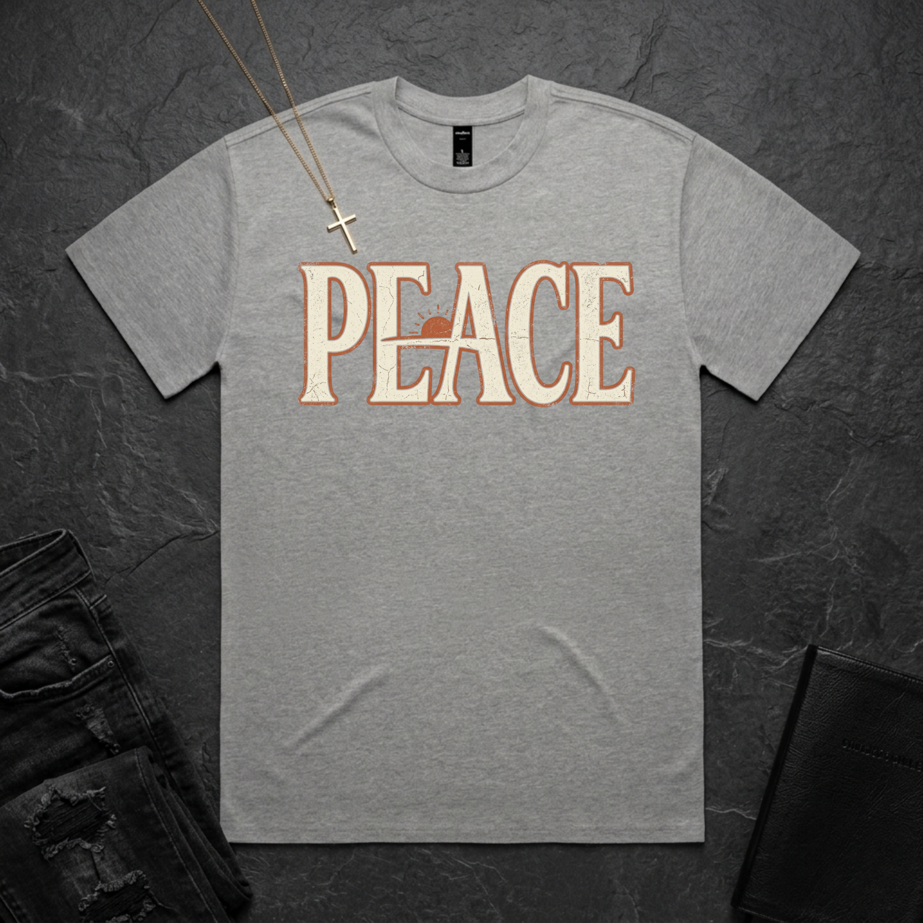 Peace, Be Still BoxTee