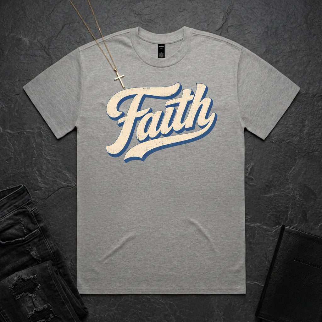 Faith Script BoxTee