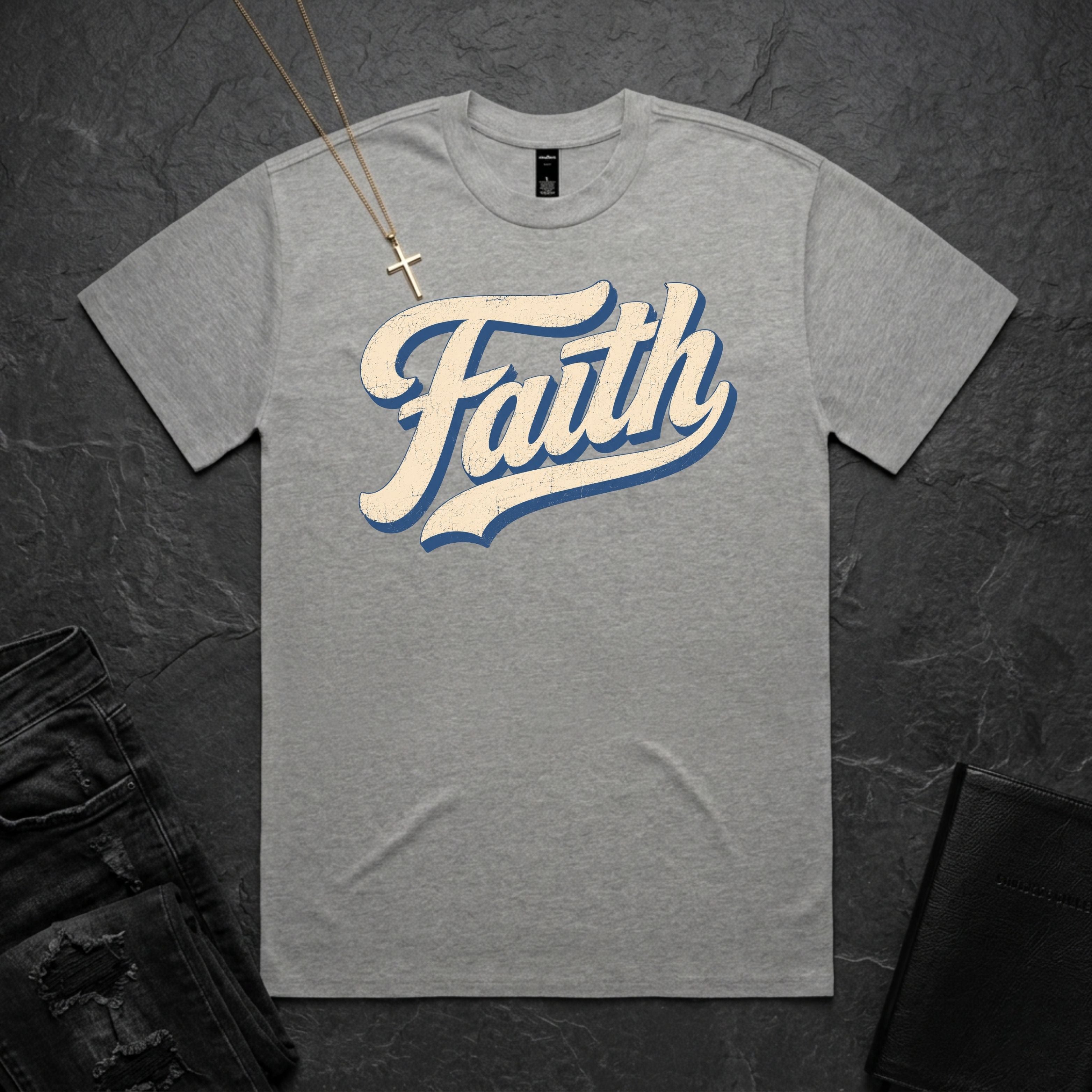 Faith Script BoxTee