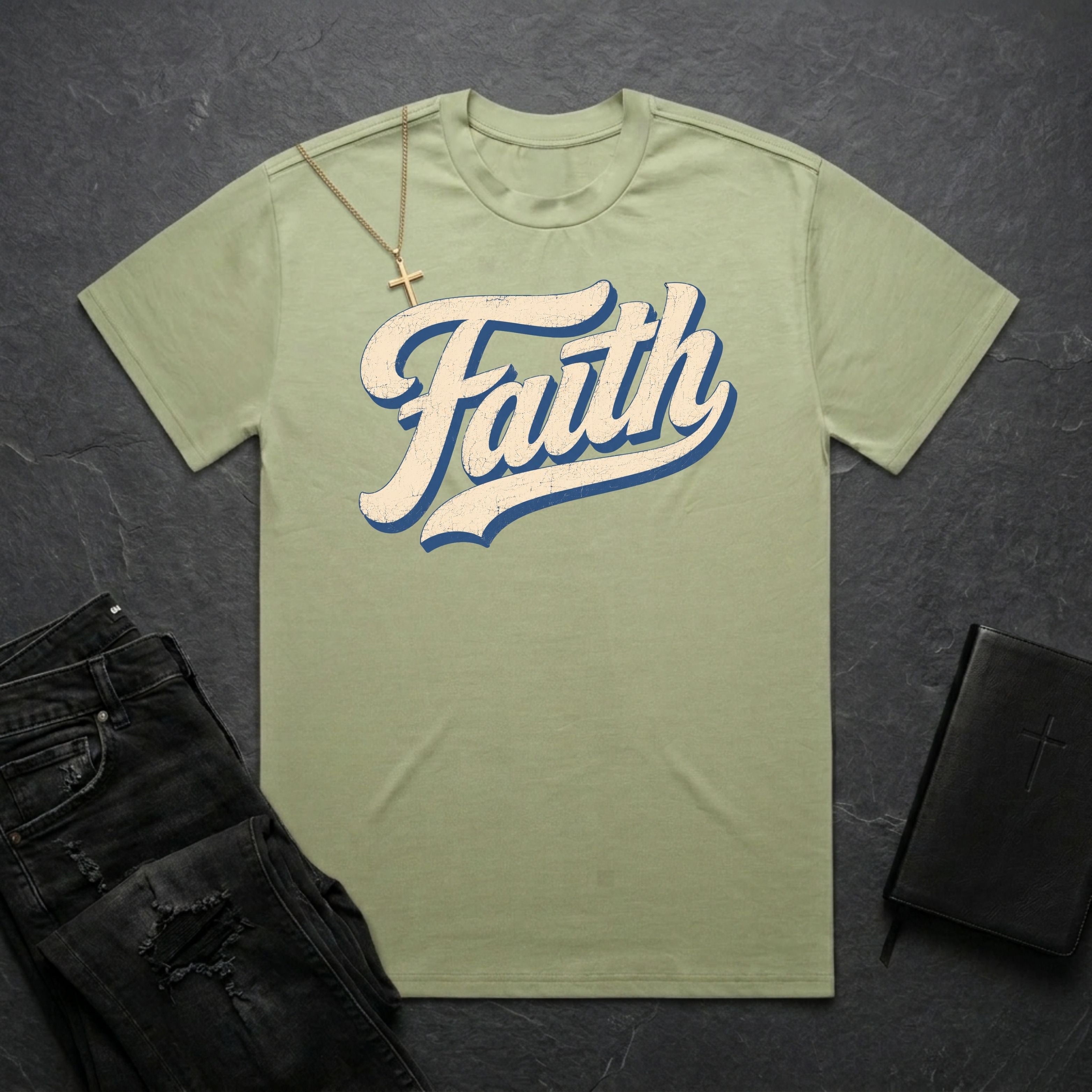 Faith Script BoxTee
