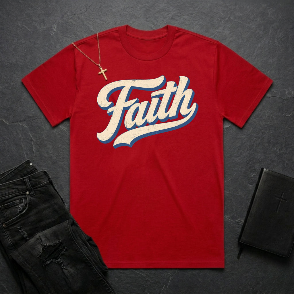 Faith Script BoxTee
