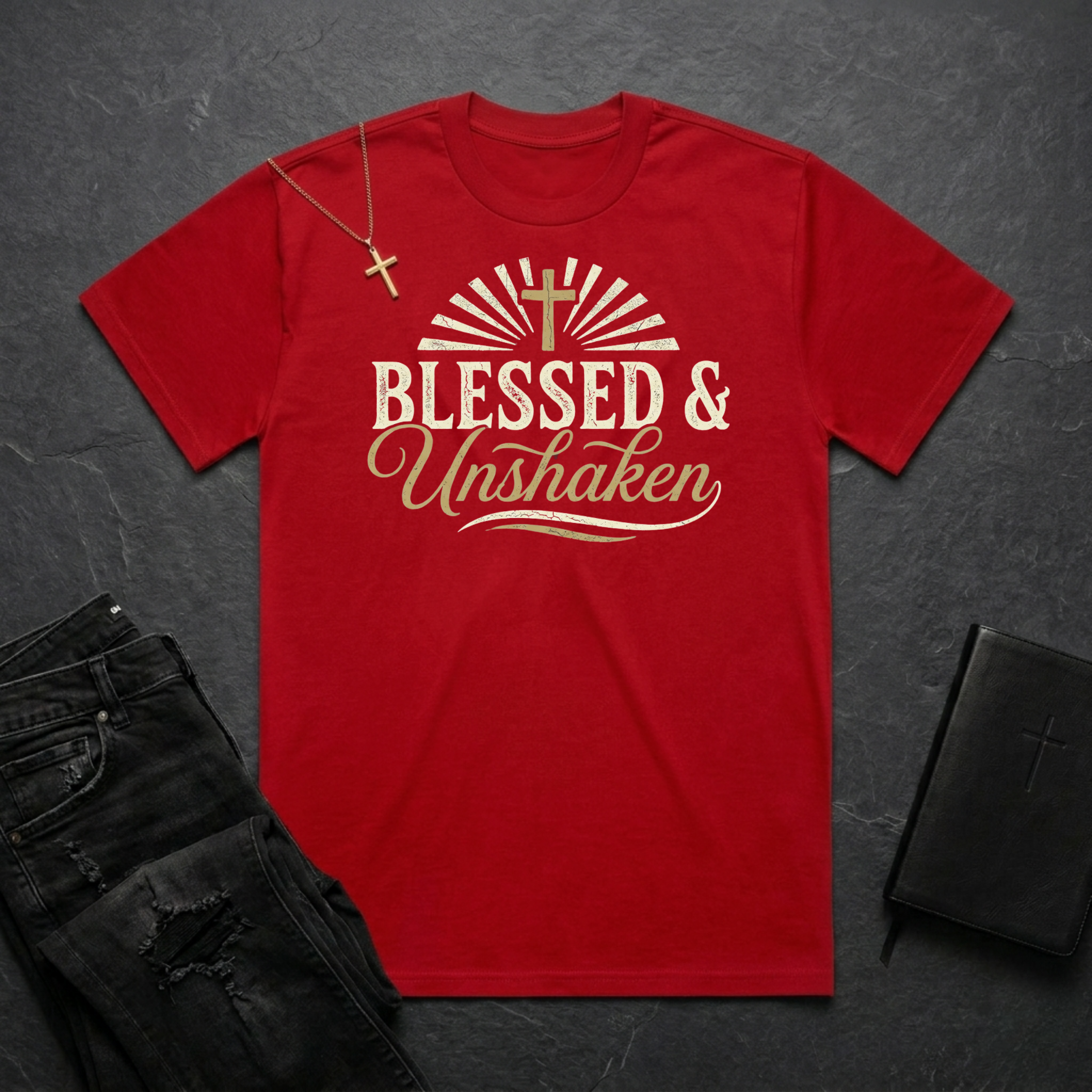 Blessed & Unshaken BoxTee