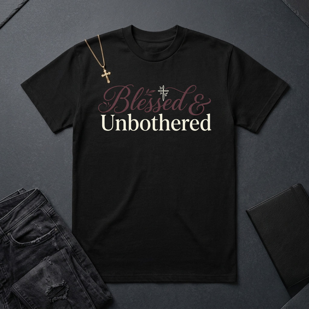 Blessed & Unbothered BoxTee