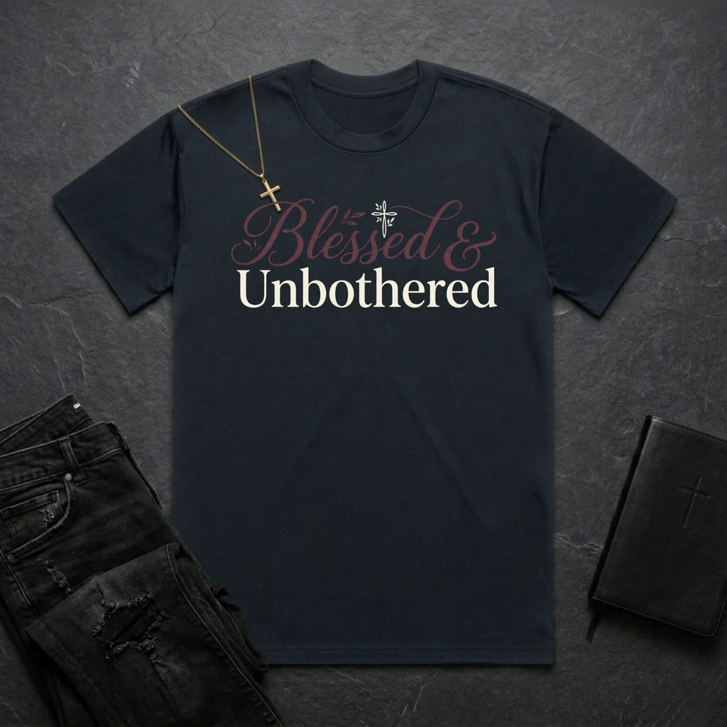 Blessed & Unbothered BoxTee