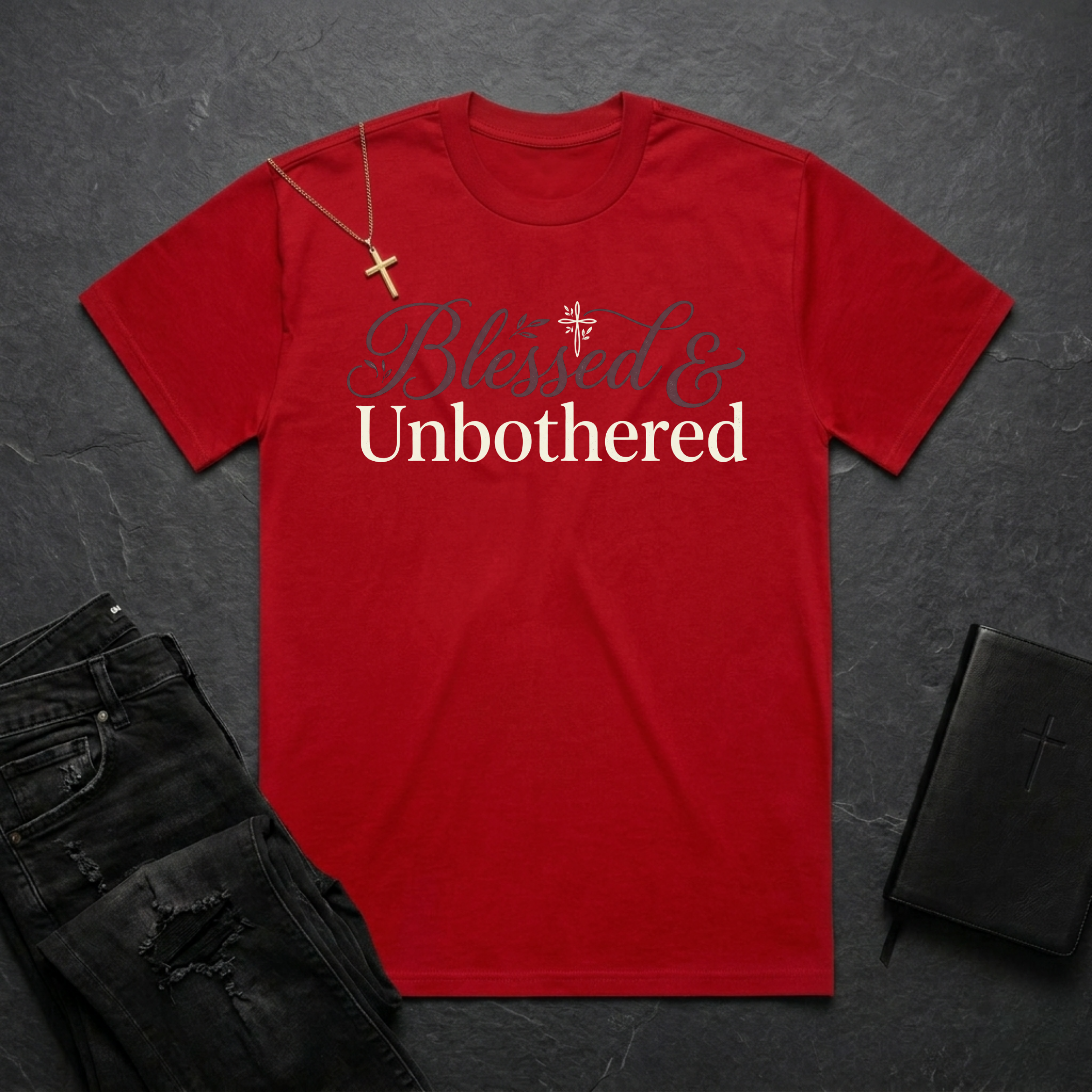Blessed & Unbothered BoxTee