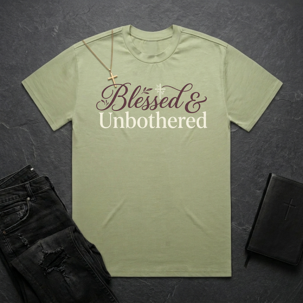 Blessed & Unbothered BoxTee