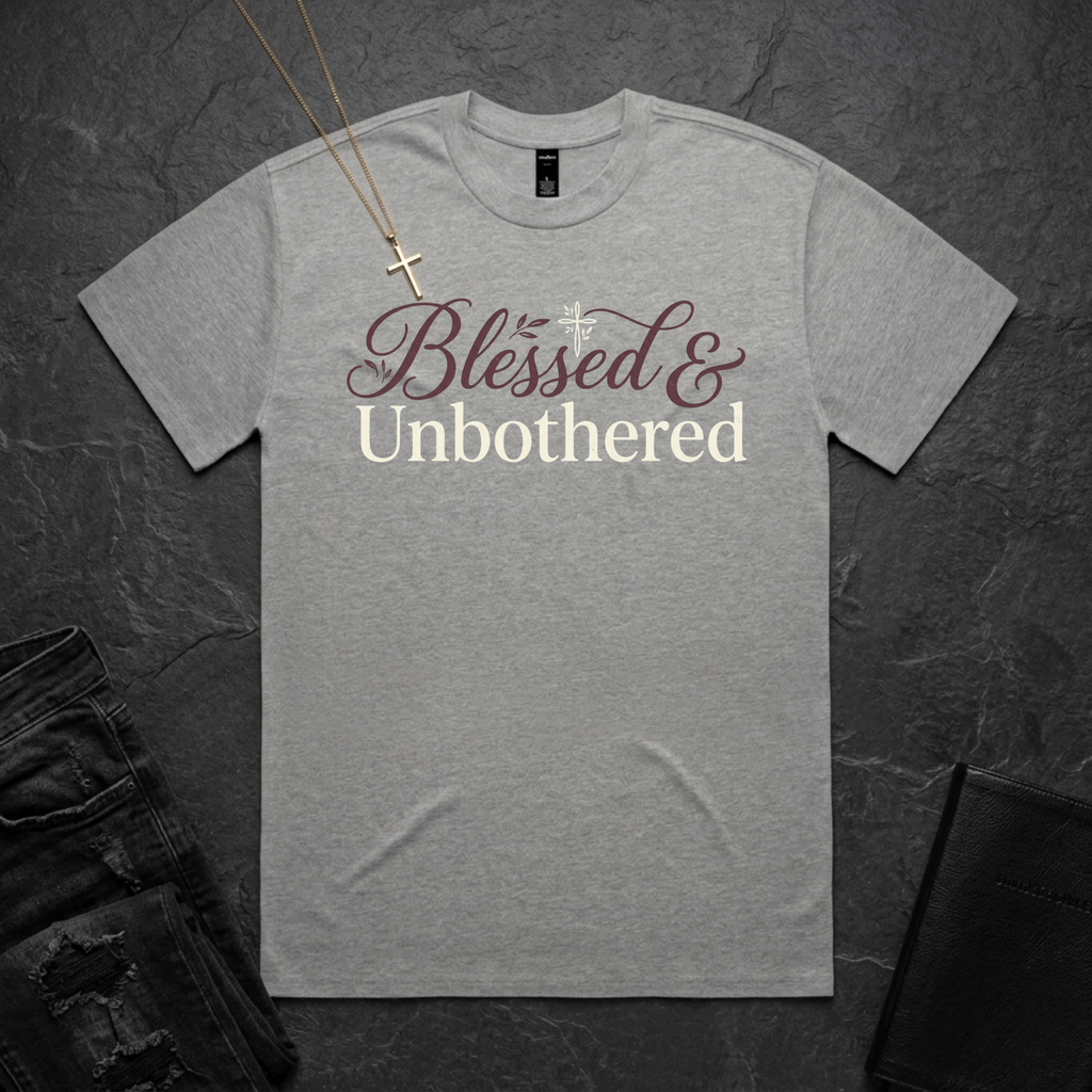 Blessed & Unbothered BoxTee