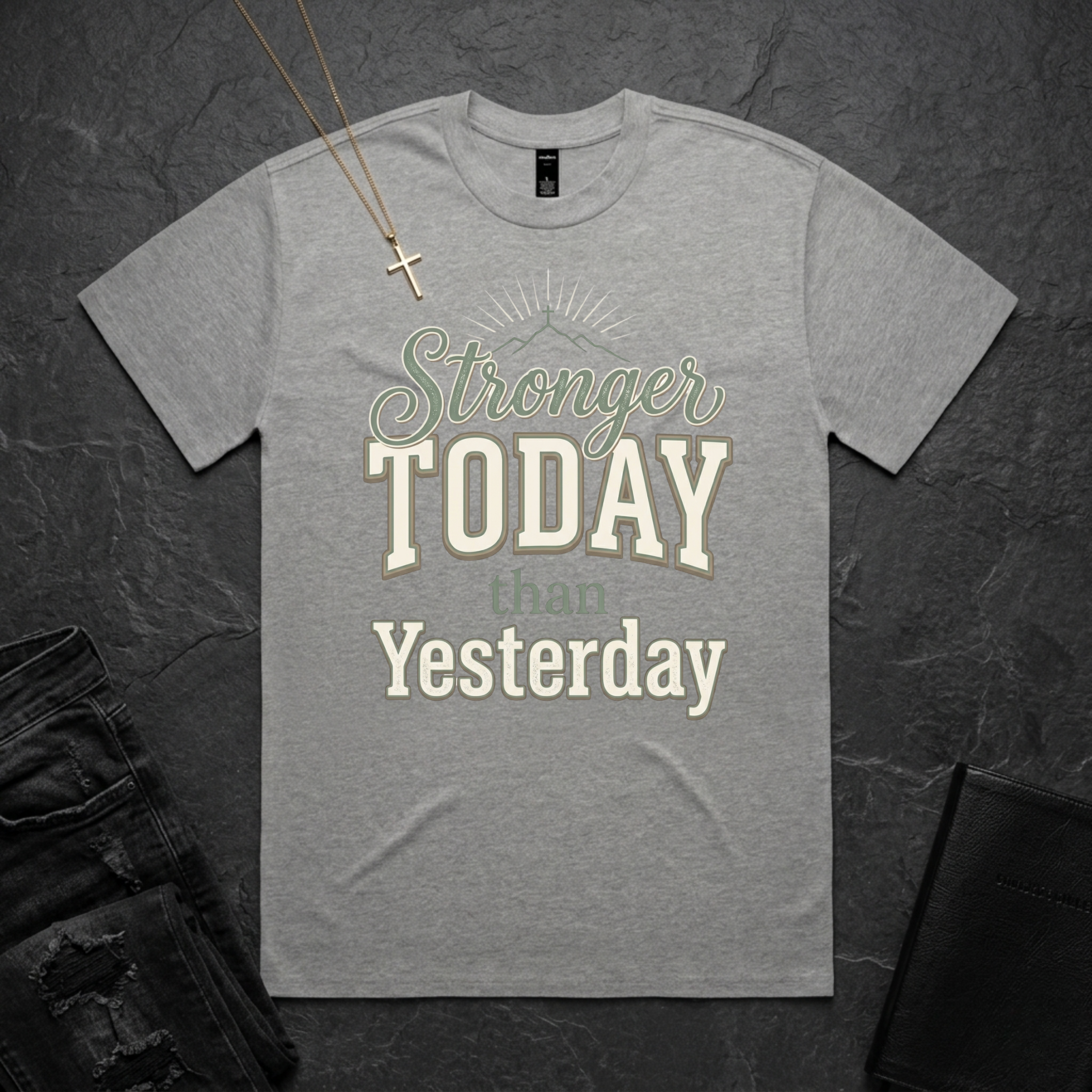Stronger Today Hero BoxTee