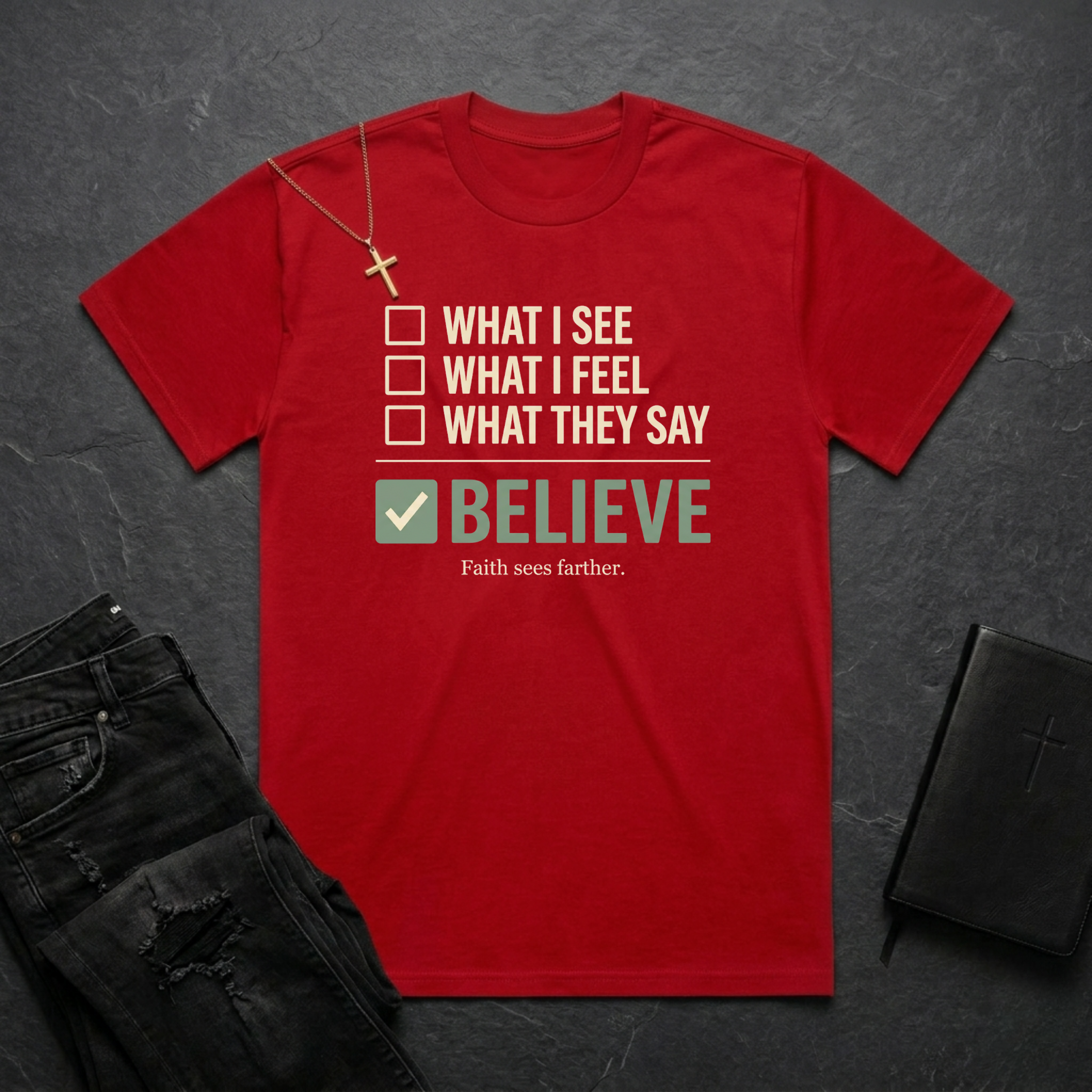 The Choice To Believe BoxTee