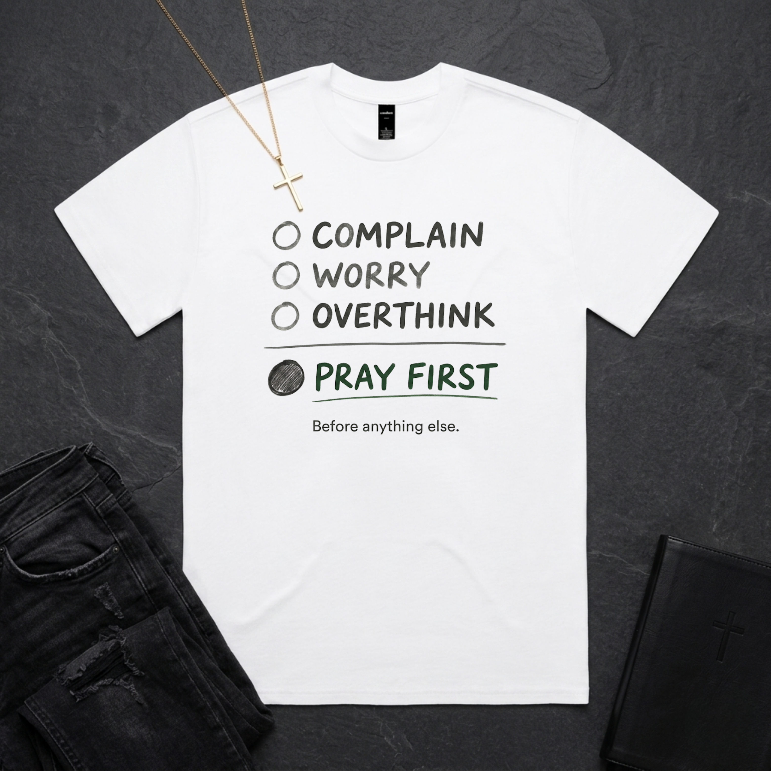 The Choice To Pray First BoxTee