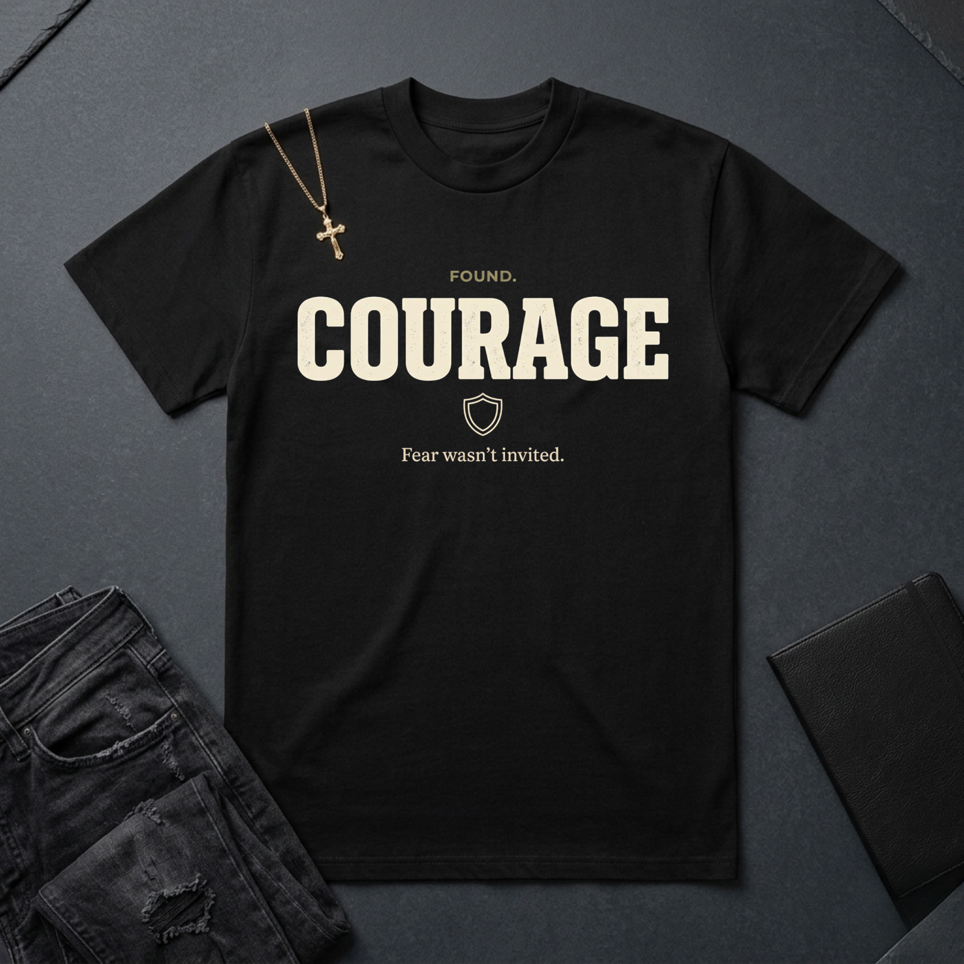 Found.Courage BoxTee