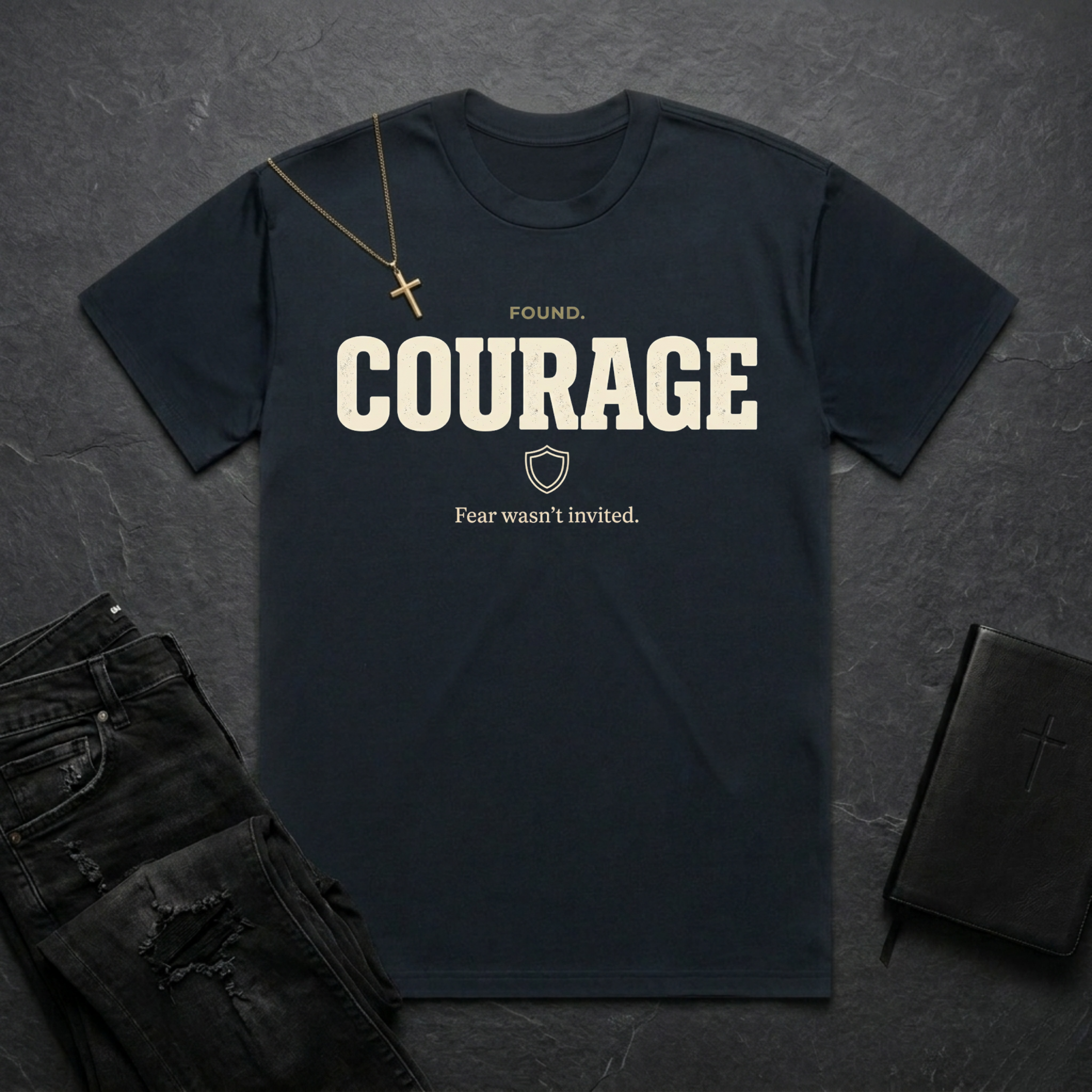 Found.Courage BoxTee