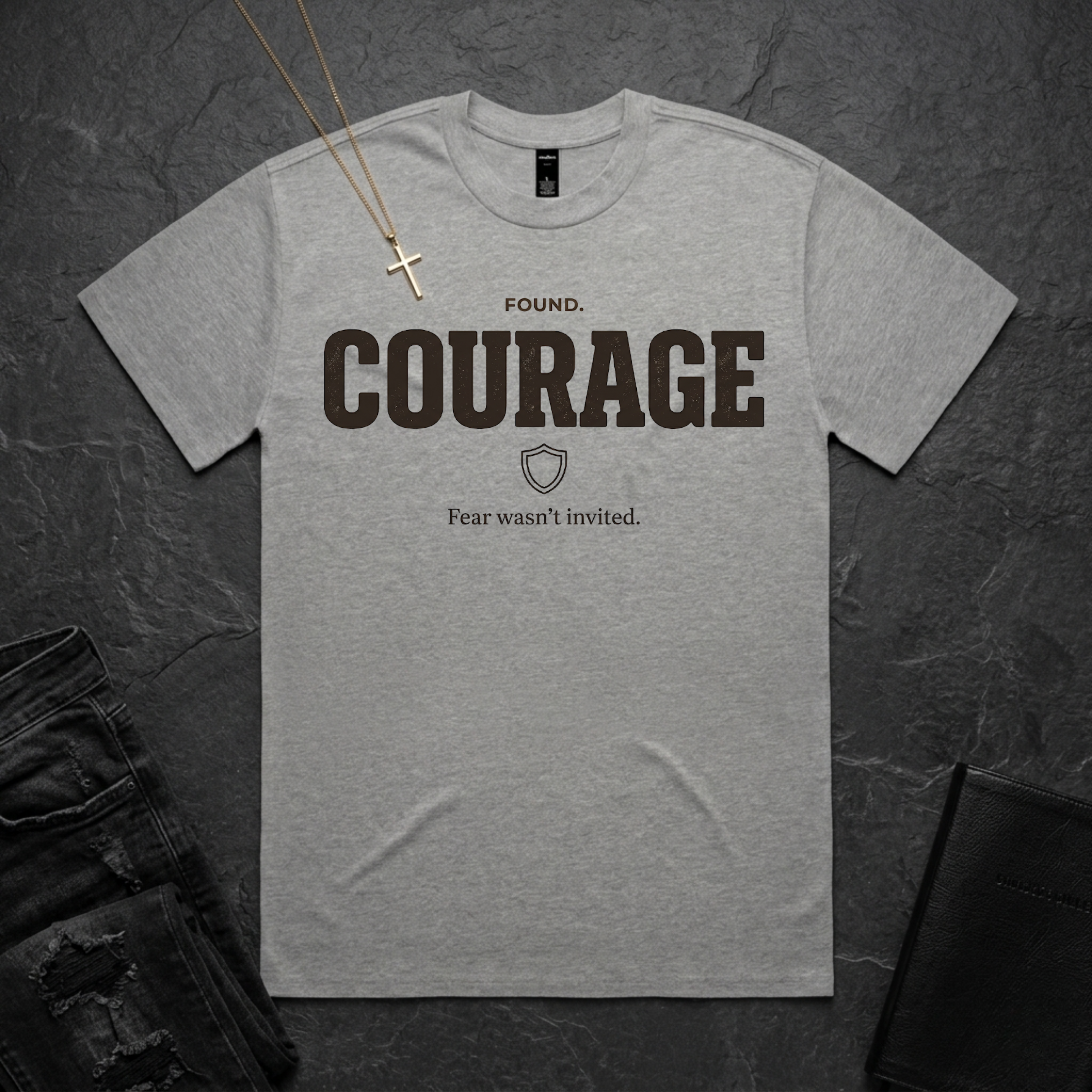 Found.Courage BoxTee