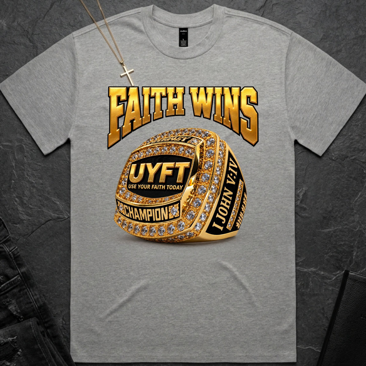 Faith Wins Championship BoxTee