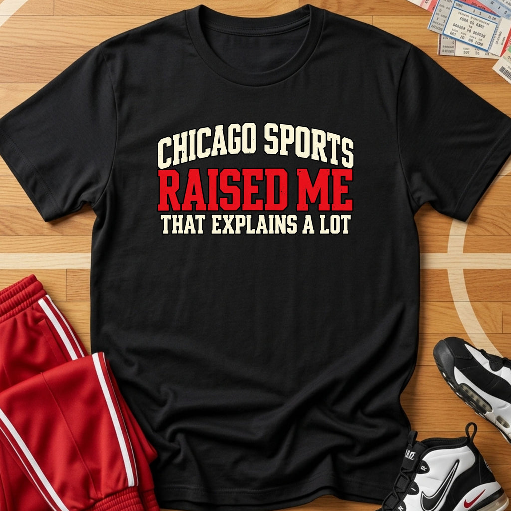 Chicago Sports Raised Me Tee