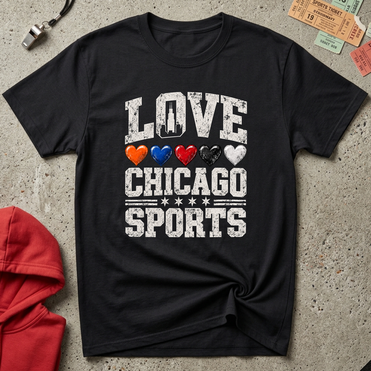 Love Chicago Sports Tee