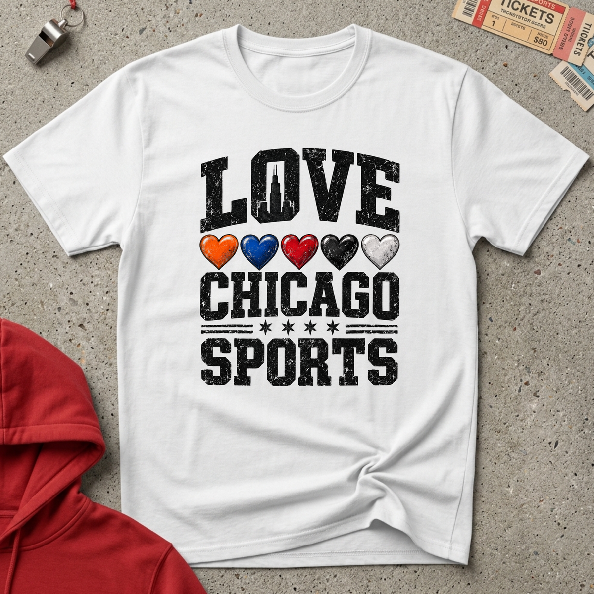 Love Chicago Sports Tee