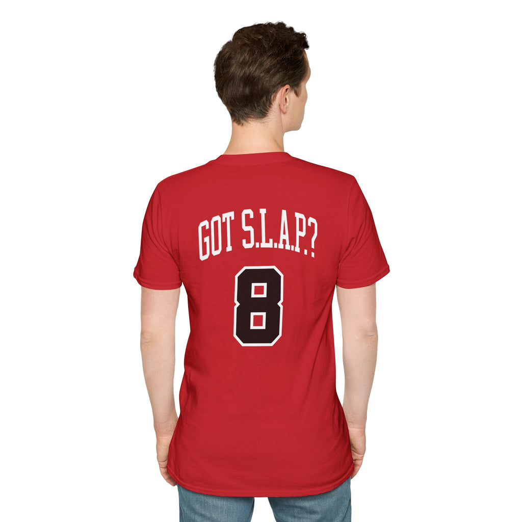 SLAPS 8 Tee - Vintage Athletic Graphic T-Shirt