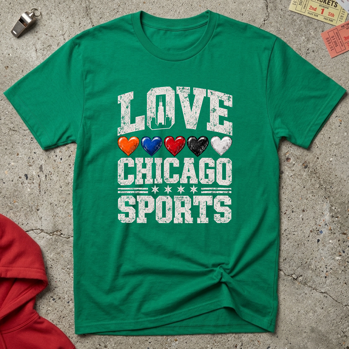 Love Chicago Sports Tee