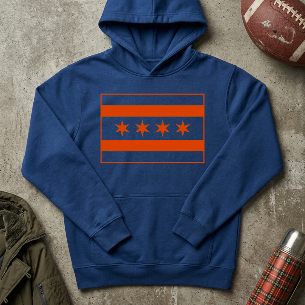 Chicago Monsters Flag Hoodie