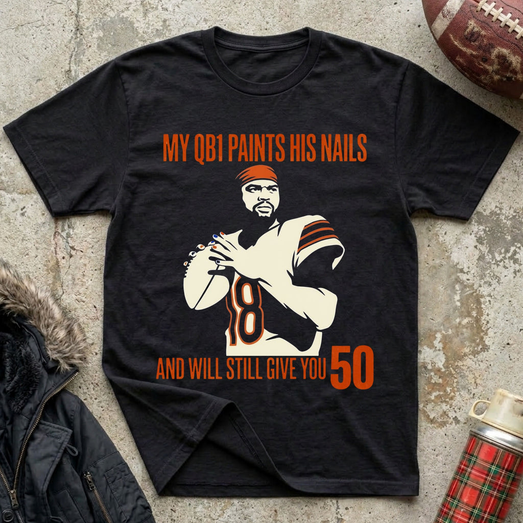 QB1 Paints His Nails Tee