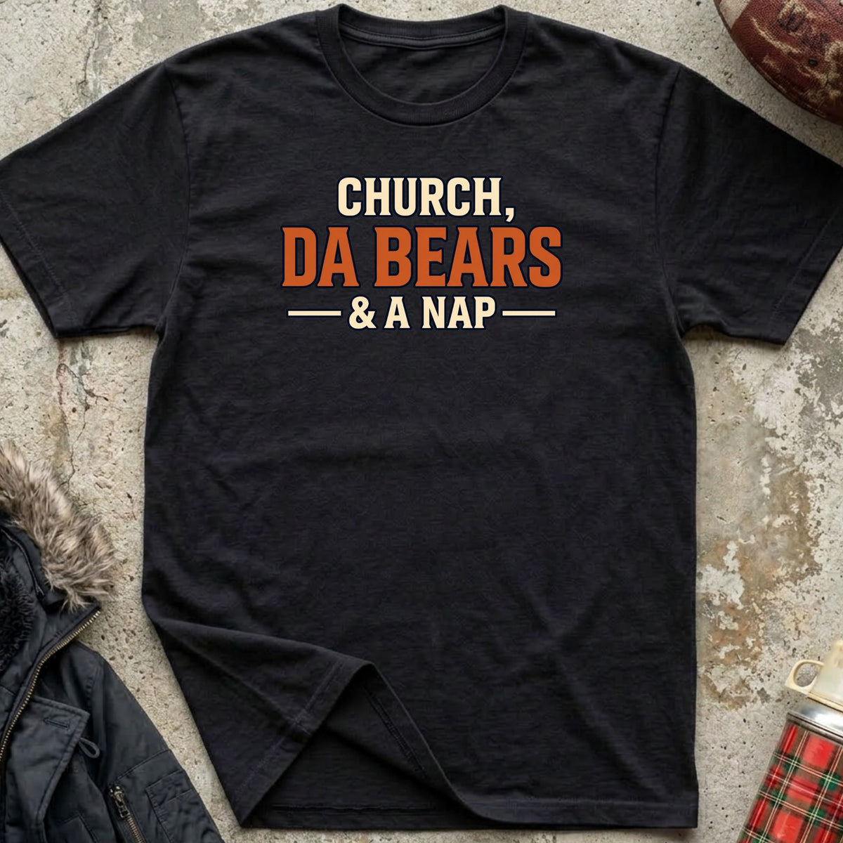 Church, Da Bears, and a Nap Tee