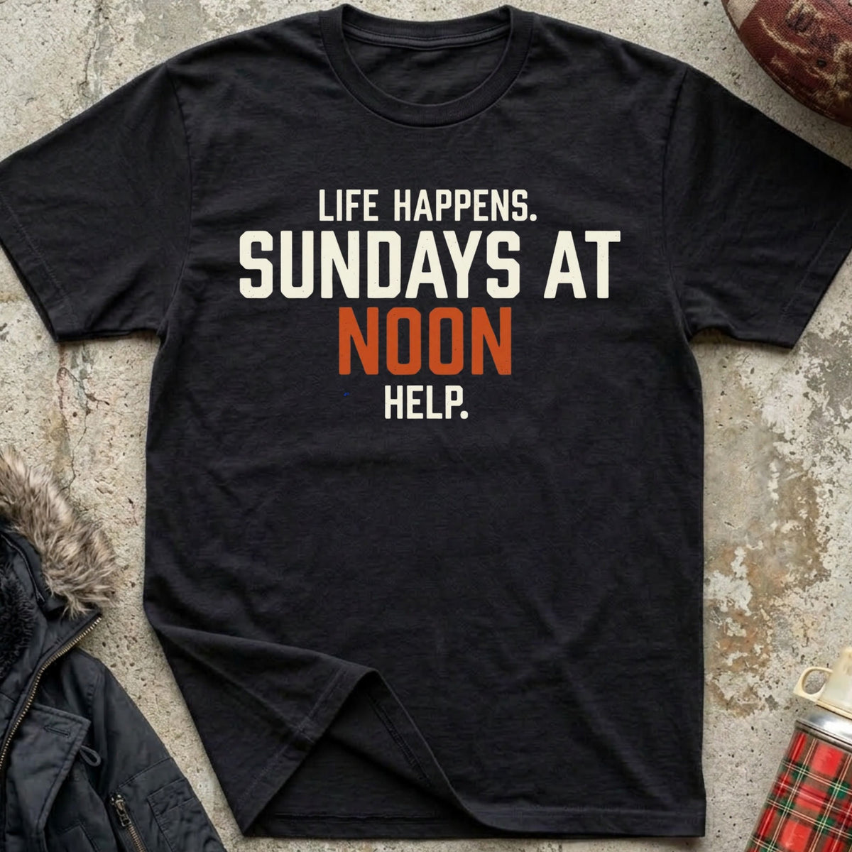 Sundays at Noon Help Tee