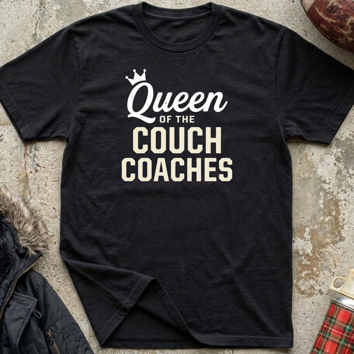 Queen of the Couch Coaches Tee