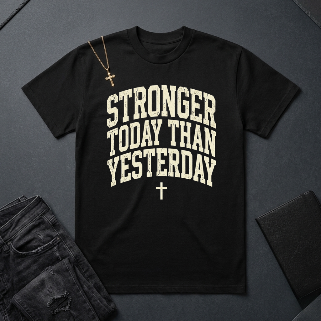 Stronger Today Athletic BoxTee