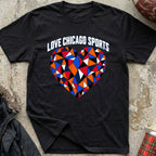 Love Chicago Sports Mosaic Tee