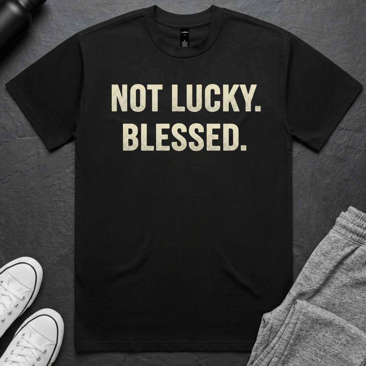 Not Lucky. Blessed. BoxTee