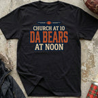 Church At 10, Da Bears At Noon Tee (G)