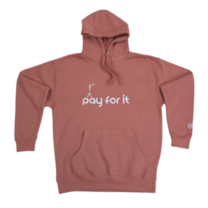 'P(r)ay For It' Embroidered Hoodie - White Lettering