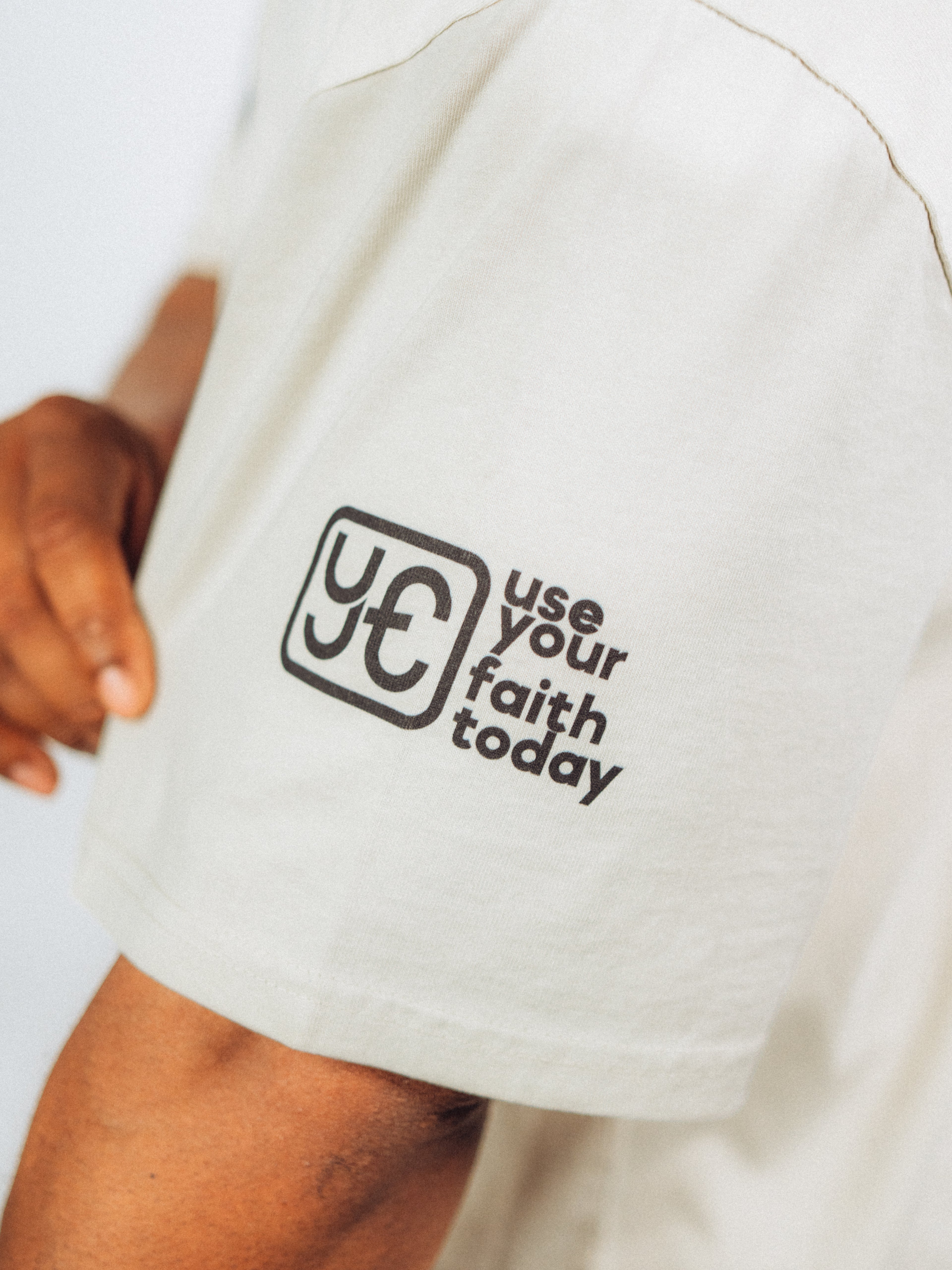 'i take You at Your Word' Oversized Faded Tee