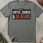Coffee, Church & Da Bears Tee
