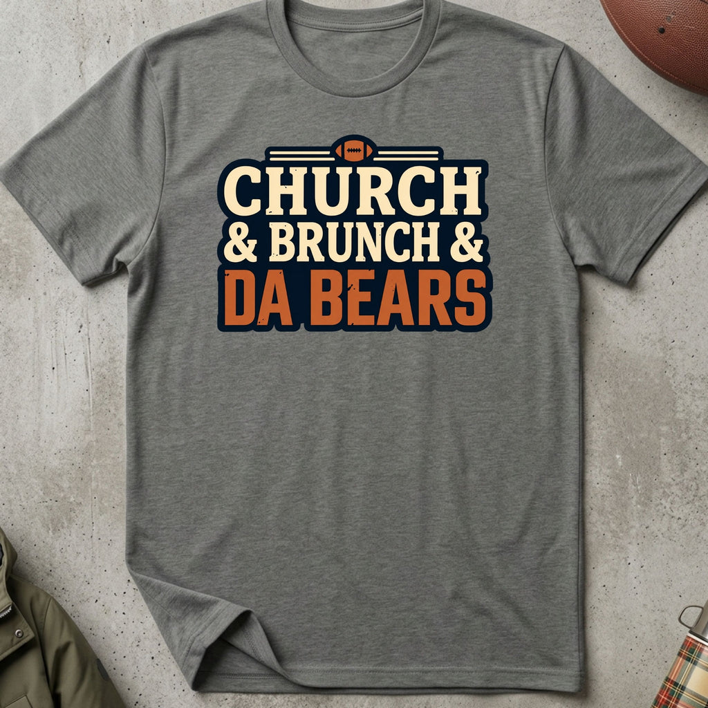 Church & Brunch & Da Bears Tee