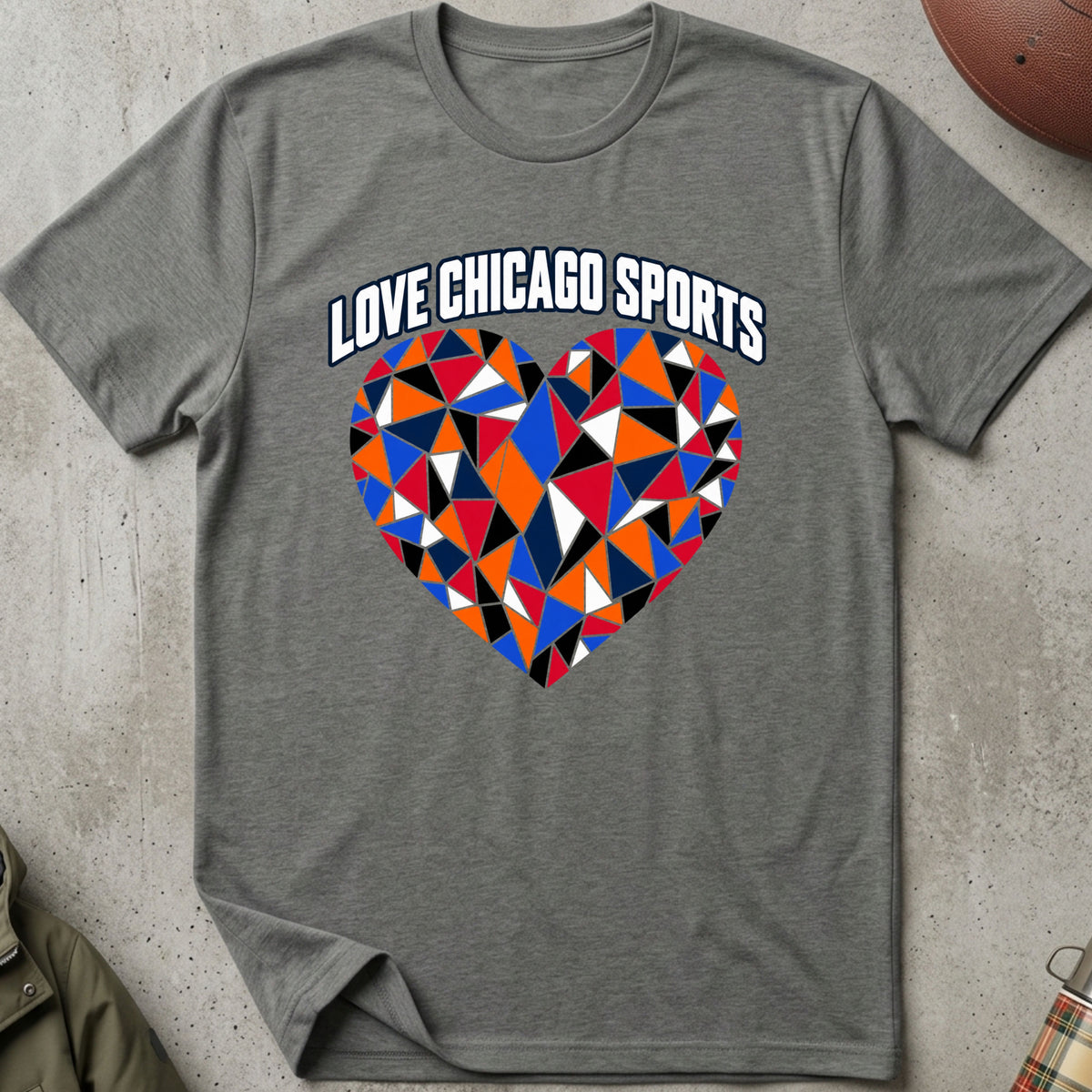 Love Chicago Sports Mosaic Tee