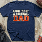 Faith, Family, Football Dad Tee