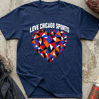 Love Chicago Sports Mosaic Tee
