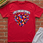 Love Chicago Sports Mosaic Tee