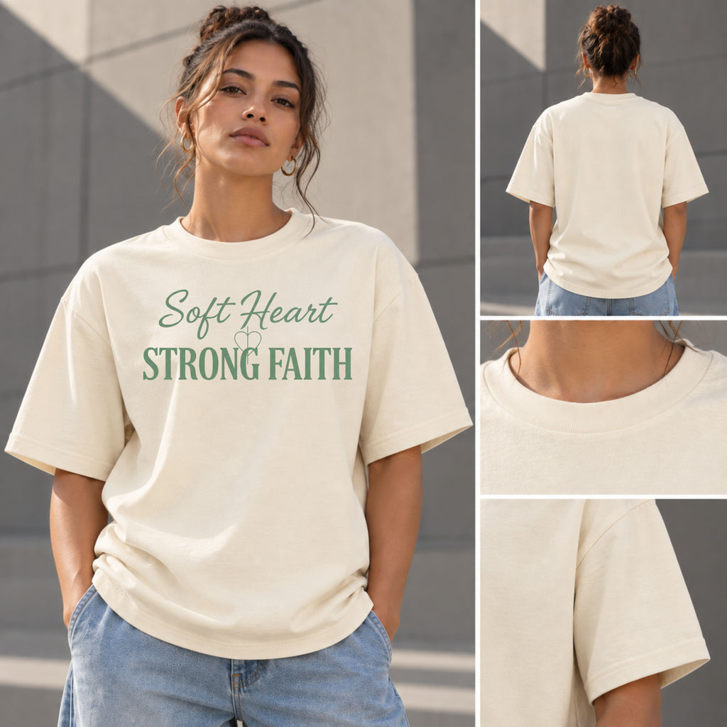 Soft Heart Strong Faith BoxTee