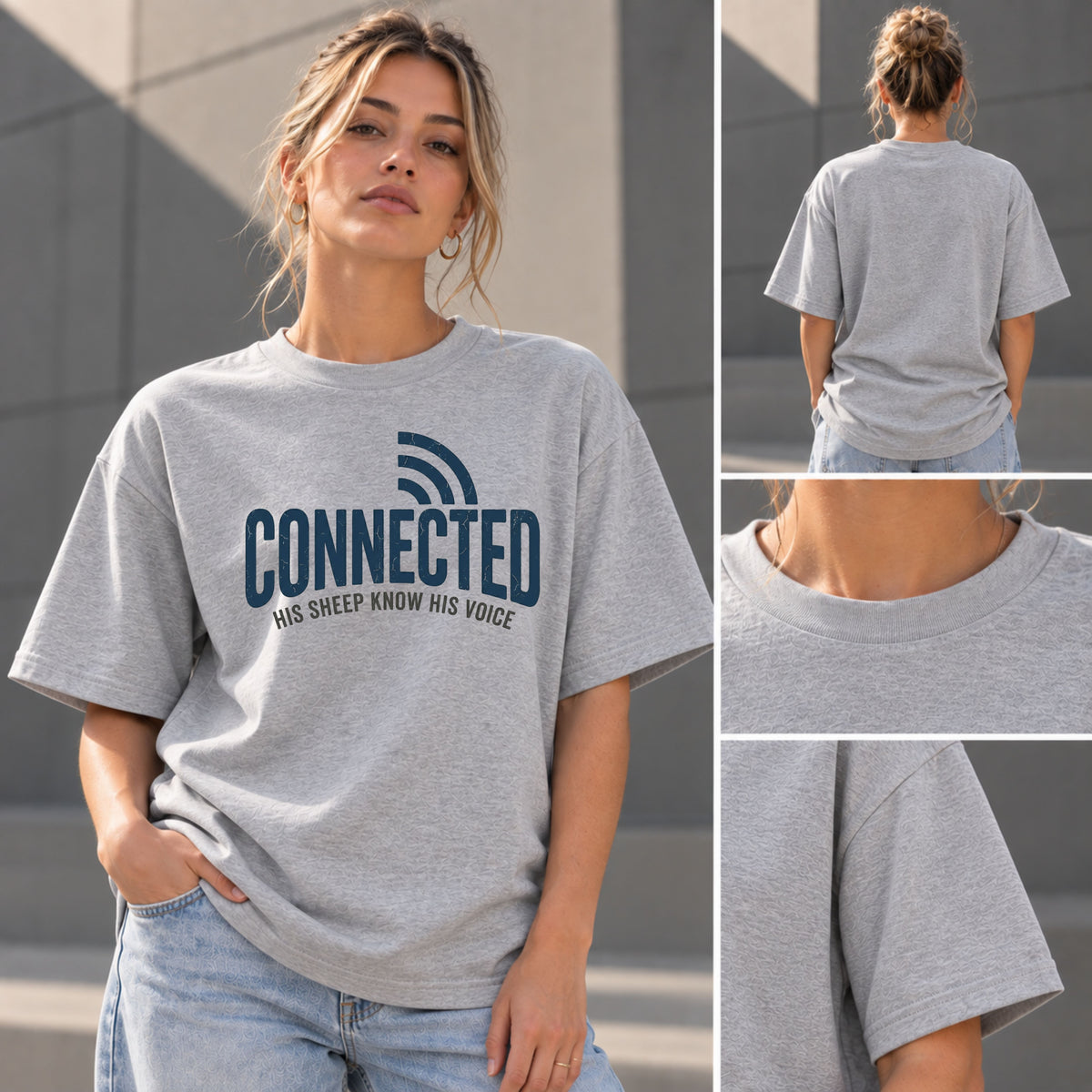 Connected - Sheep Know His Voice BoxTee